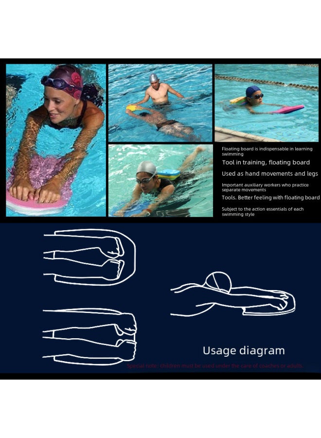 Generic Youyou Water Board EVA Swimming Floating Board A- Shaped Board Beginner Training Swimming Fashion Adult Children Wholesale-Color:Blue Powder Trumpet Back Drift (less Than 50kg) - Image 4