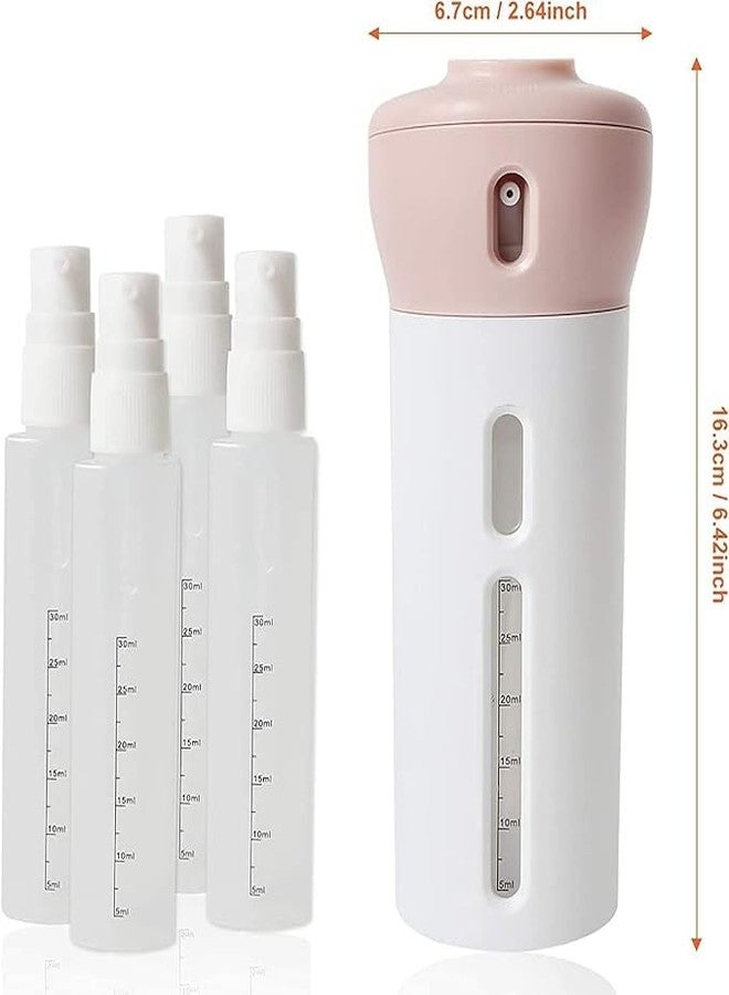 Prostuff.in® 4-in-1 Refillable Travel Bottles Set - Leakproof Toiletry Dispenser for Shampoo, Lotion, Body Wash - TSA Approved Compact Travel Container (Multicolor) - Image 2