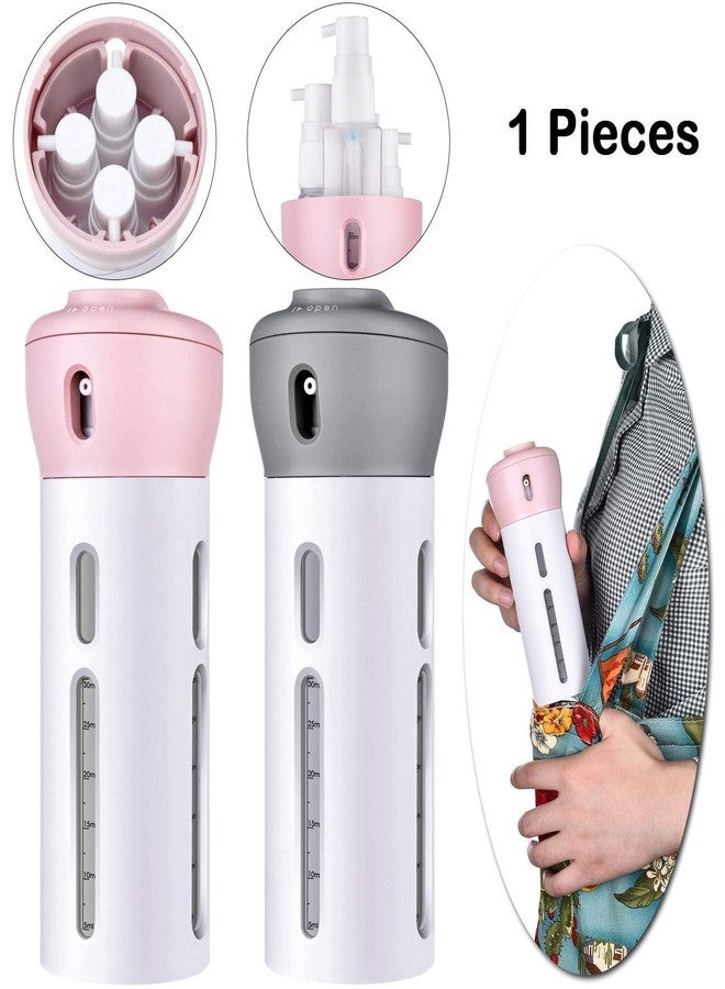 Prostuff.in® 4-in-1 Refillable Travel Bottles Set - Leakproof Toiletry Dispenser for Shampoo, Lotion, Body Wash - TSA Approved Compact Travel Container (Multicolor) - Image 3