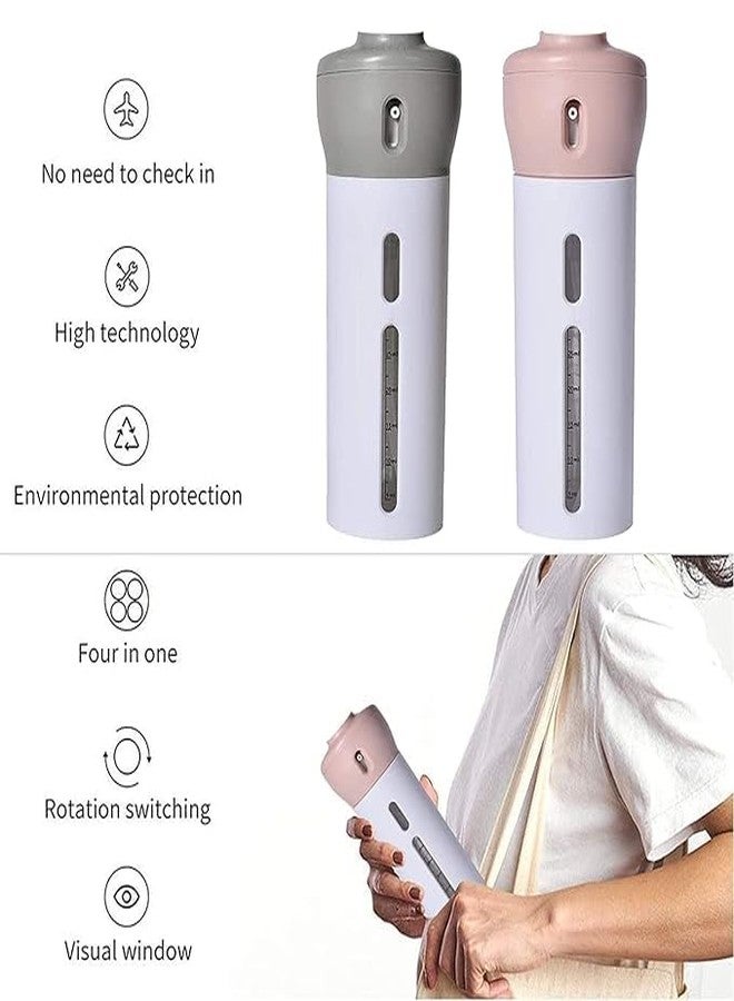 Prostuff.in® 4-in-1 Refillable Travel Bottles Set - Leakproof Toiletry Dispenser for Shampoo, Lotion, Body Wash - TSA Approved Compact Travel Container (Multicolor) - Image 4