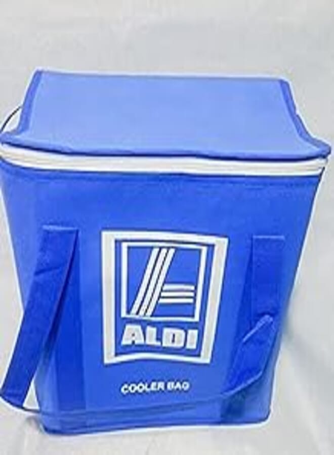 ALDI حقيبة غداء حرارية من ALDI مبطنة للحفاظ على الحرارة