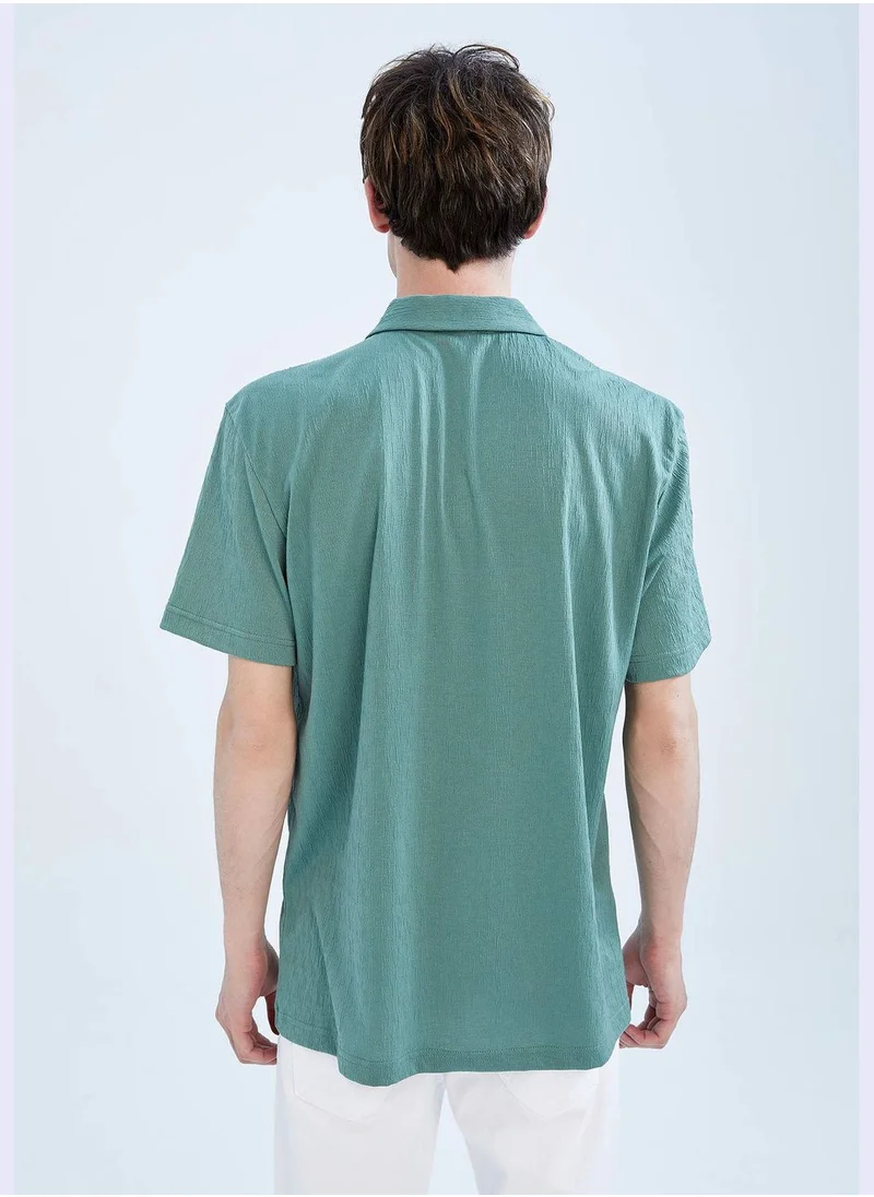 DeFacto Regular Fit Short Sleeve Shirt