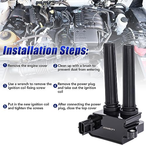 LCWRGS 8x حزمة ملف الإشعال و 16x شمعات الإشعال إيريديوم تناسب 5.7 V8 HEMI 2009 2010 2011 2012 2013 2014 2015 دودج رام 1500 2500 3500 تشارجر تشالنجر دورانجو جيب شيروكي كوماندر كرايسلر 300 أسبن - Image 5