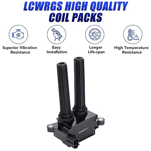 LCWRGS 8x حزمة ملف الإشعال و 16x شمعات الإشعال إيريديوم تناسب 5.7 V8 HEMI 2009 2010 2011 2012 2013 2014 2015 دودج رام 1500 2500 3500 تشارجر تشالنجر دورانجو جيب شيروكي كوماندر كرايسلر 300 أسبن - Image 2