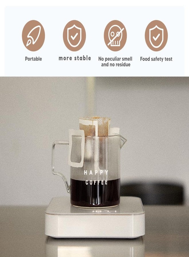 Sesama Pour-Over Drip Hanging Coffee Filter Bags - Portable Hanging Ear Coffee Filters for Home, Travel & Office Brewing Eco-Friendly (150), Gernic, White, MT0096-US - Image 4