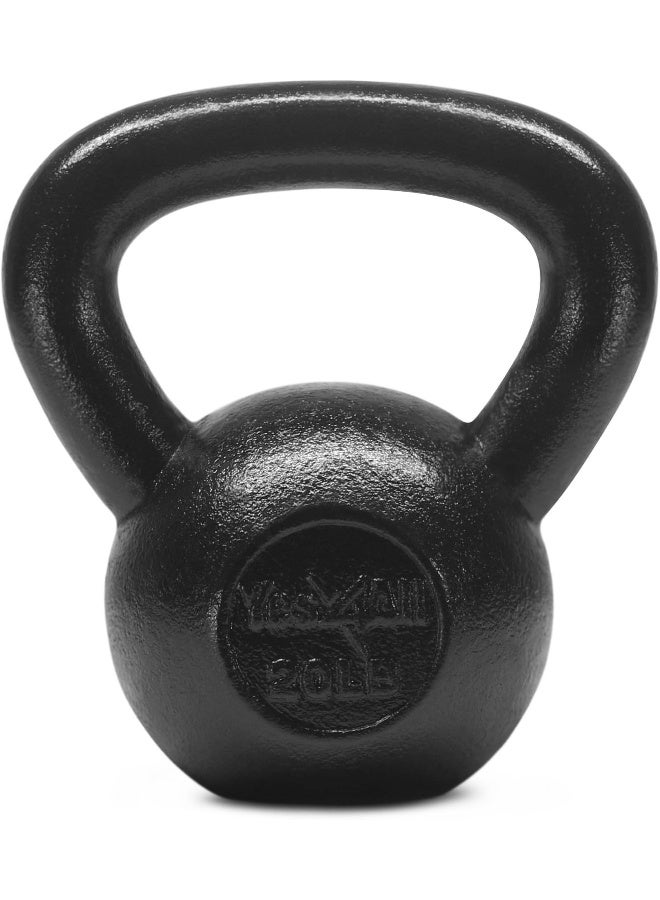 Yes4All Kettlebells Set 15 20 lbs Weight Cast Iron for Dumbbell Weights Exercises, Gym, Fitness, Full Body Workout Equipment Push up, Grip and Strength Training - Image 5