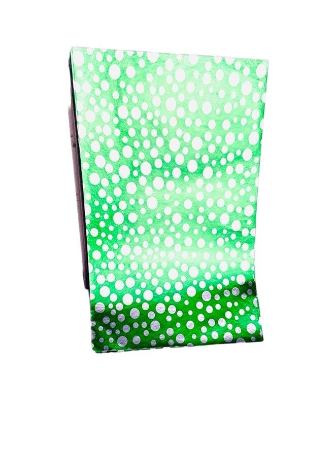 APSAMBR- 200 Pieces Green with Silver dot luminium Foil Candy Wrappers Sugar Wraps Paper for DIY Candies and Chocolate Packaging by Party Wedding Birthday Christmas Accessories4 by 6-Inch - Image 1