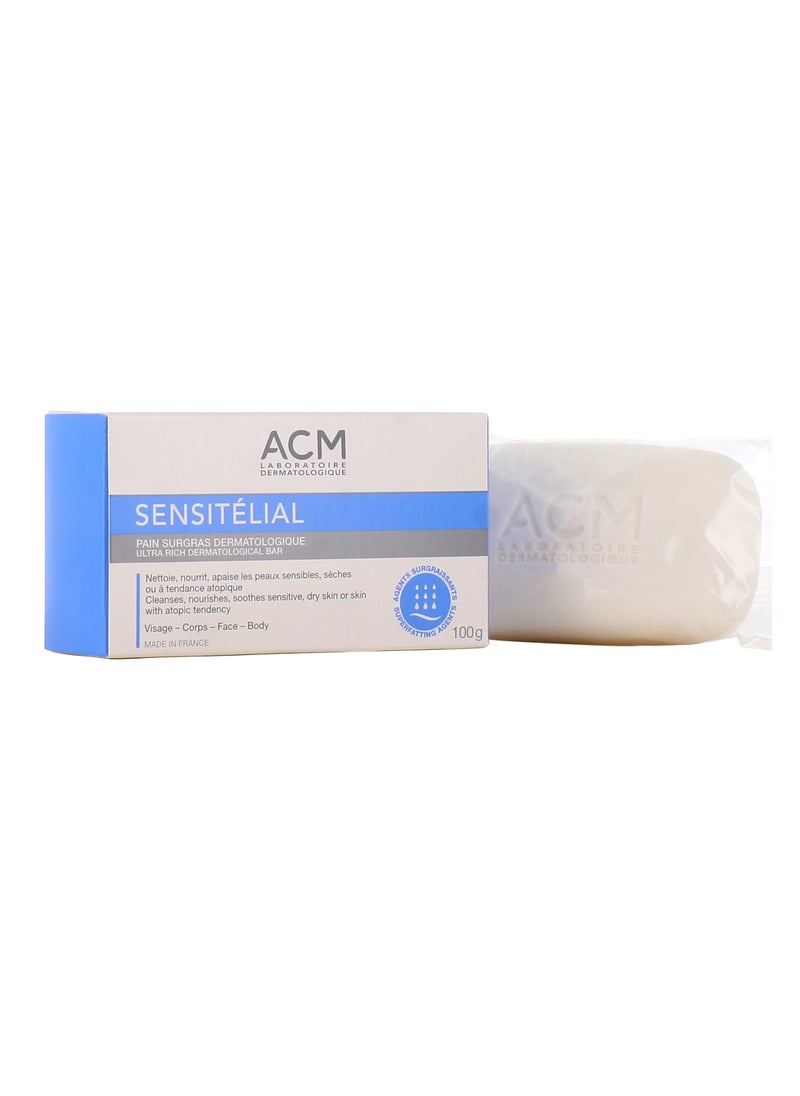 ACM Laboratoire dermatologique Sensitélial Dermatological Surgras Bar 100g  - Image 1