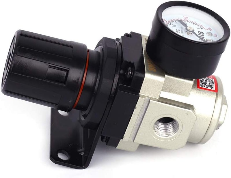 Sns AR3000-N03 Female Thread 3/8 NPT Air Pressure Regulator 0-150 PSI Adjustable,Bracket,Gauge - Image 5
