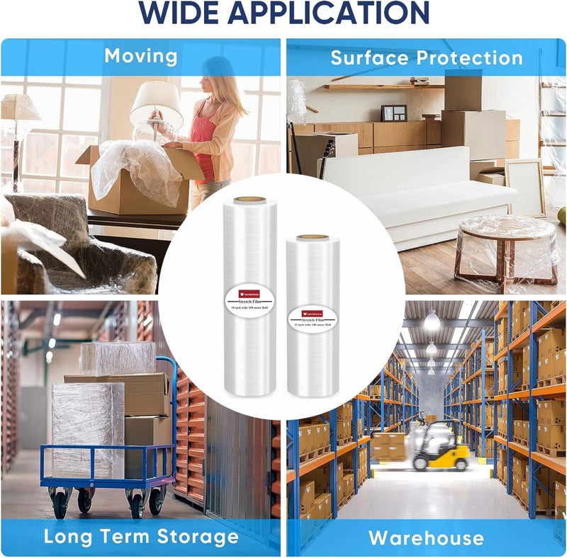 Cintrotech Biodegradable Packing Material,18 Inch (450 mm), 100 Meters Length, Pack of 2, White - Image 4