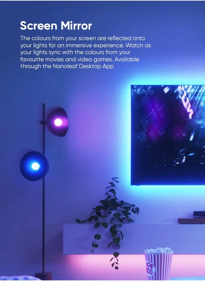 Nanoleaf Essentials Smart Light Bulb MATTER Edition  A60/E27 - for Home/Office, Color Changing RGBCW, Dimmable Bulb, Bluetooth/Thread Enabled, works with iOS/Android - Alexa, Google, Smart Things - 3 Pack