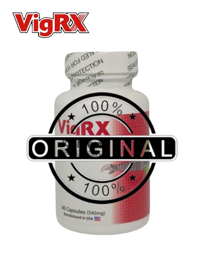 Vigrx Herbal Supplement For Men's Vitality And Wellness 60 Capsules 540 Mg  - Image 2