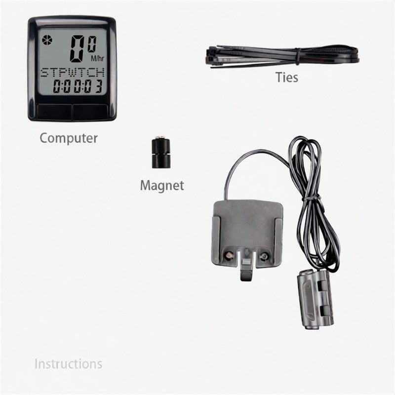 SunDING Multifunctional Waterproof Bicycle Computers LCD Display Screen Outdoor Riding Cycling Speedometer Mountain Bike Bicycle Practical Equipment - Image 5