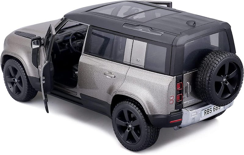 Bburago - 1/24 Scale Model Compatible with Land Rover Defender 110 Replica Miniature SUV 2022 (Green) - Image 3