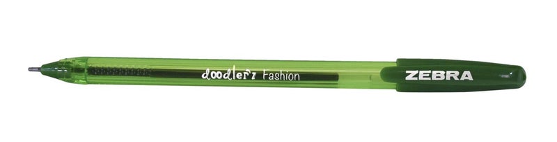 Zebra Pen Doodlerz Gel Stick Pens 10-Pack, 1.0mm Bold Point, School Supplies & Scrapbook Supplies, Smooth Writing, Ergonomic Grip, Assorted Neon Colors, Translucent Barrel (41810) - Image 4