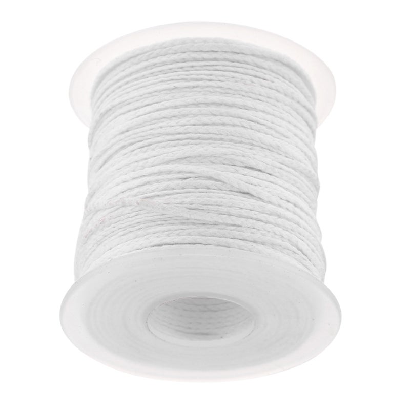 61m Environmental Spool of Cotton Braid Candle Wick Core for DIY Oil Lamps - Image 2