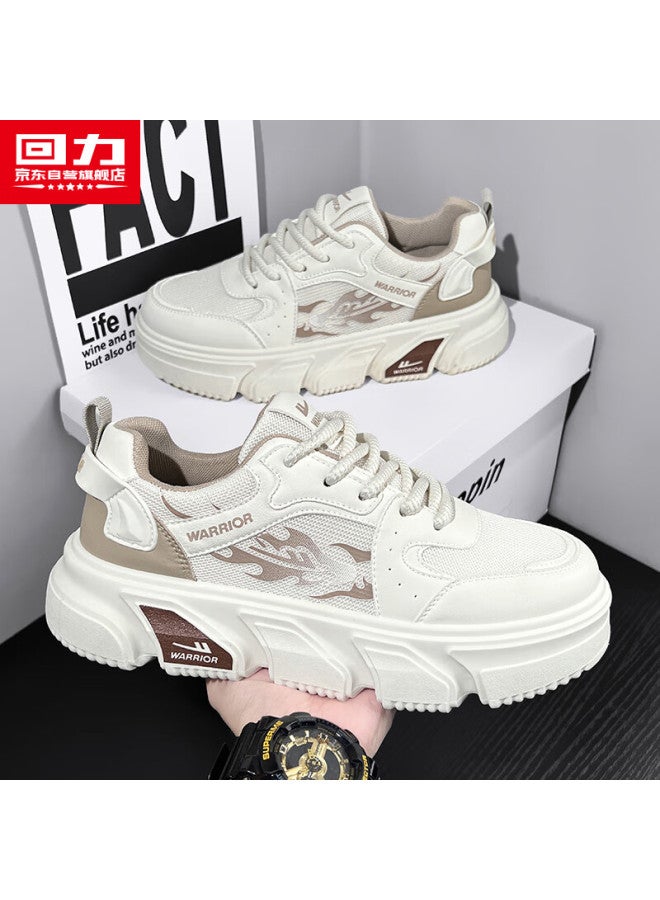 Warrior Official Men's Sports Shoes Autumn New Breathable Mesh Shoes For Men Khaki 43