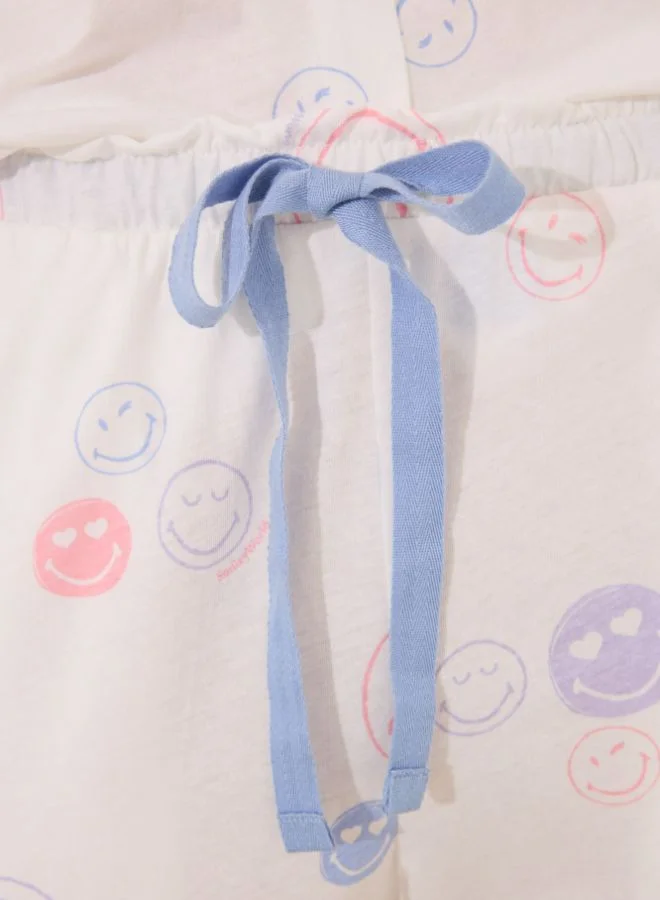 women'secret 100% cotton Smiley classic pyjamas