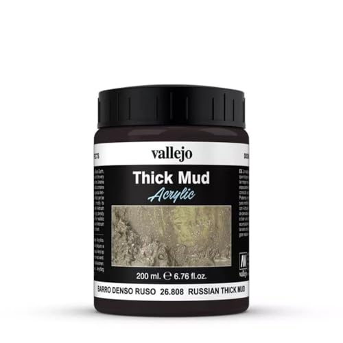 Vallejo - Diorama FX Thick Mud | Russian Mud 200 ml (6.76 fl.oz.) | Premium Acrylic Color For Modelers & Miniature Enthusiasts - Image 3