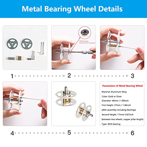 Swaytail Professional Shock-Absorbing Smart Metal Robot Tank Car Chassis Kit for Arduino/Raspberry, Tracked Suspension Absorption Vehicle, Remote Control Track Crawler Damping Vibration Caterpillar - Image 5