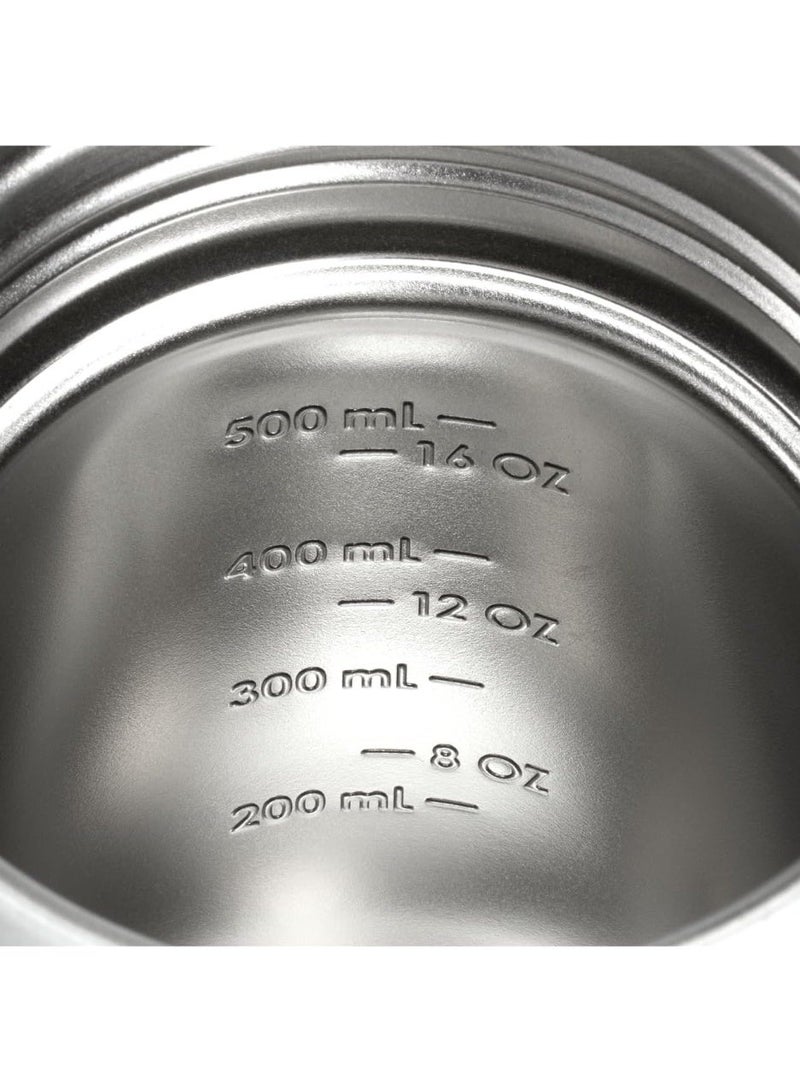STANLEY Vitalize Shaker Bottle 20 oz (591 ml) – Leakproof Vacuum Insulated Stainless Steel Protein Shaker with Fast Flow Twist Lid, Built-in Storage Compartment, Mixing Strainer, Keeps Drinks Cold - Image 5