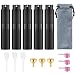 Tekson 5PCS 8ml Travel Perfume Atomizer Refillable Mini Cologne Spray Bottle Empty Small Aftershave Sprayer for Liquid Dispenser Black - Image 2