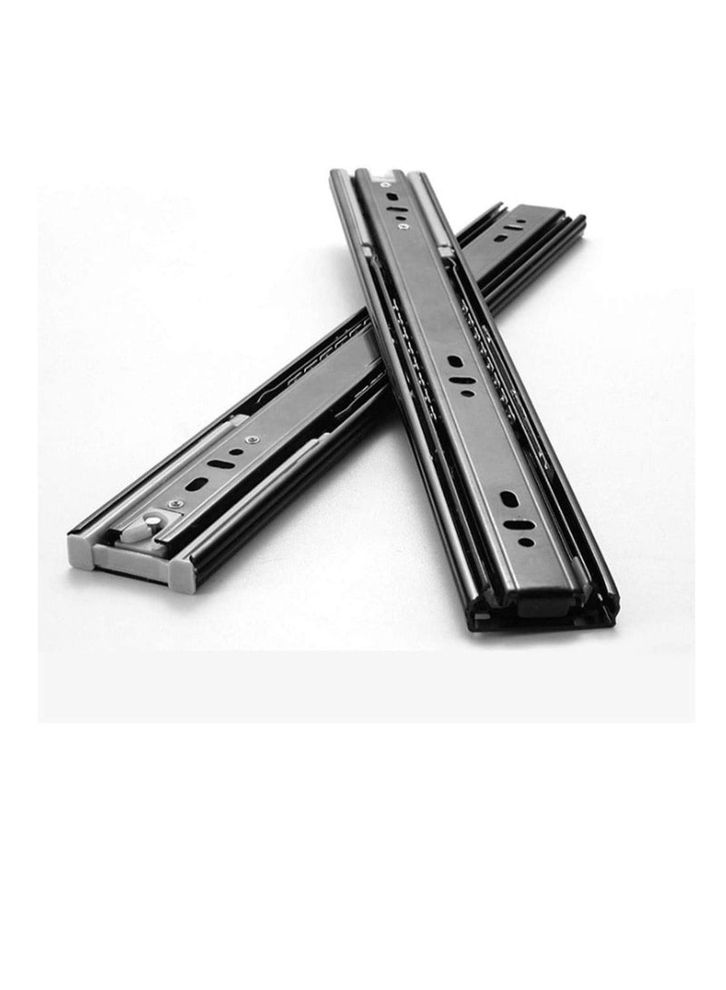 Soft Closing Steel Ball Bearing Drawer Slide Rail Runner (12 inch (31cm))  - Image 1