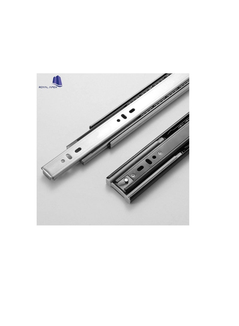 Soft Closing Steel Ball Bearing Drawer Slide Rail Runner (12 inch (31cm))  - Image 2