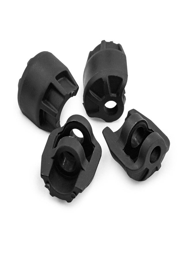 MOSHNOLY 4PCS Plastic Shock Cap Protectors for Arrma 6S 1/8 Notorious Kraton Outcast Typhon Talion 1/7 Infraction Limitless Felony RC Car Upgrades Part #AR330492#ARAC8965-Black - Image 1