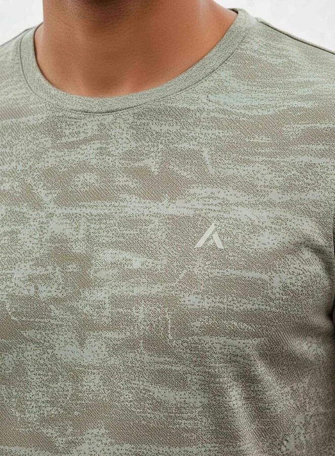 Splash Active GREEN Men Performance T shirt for Men | Best Price UAE
