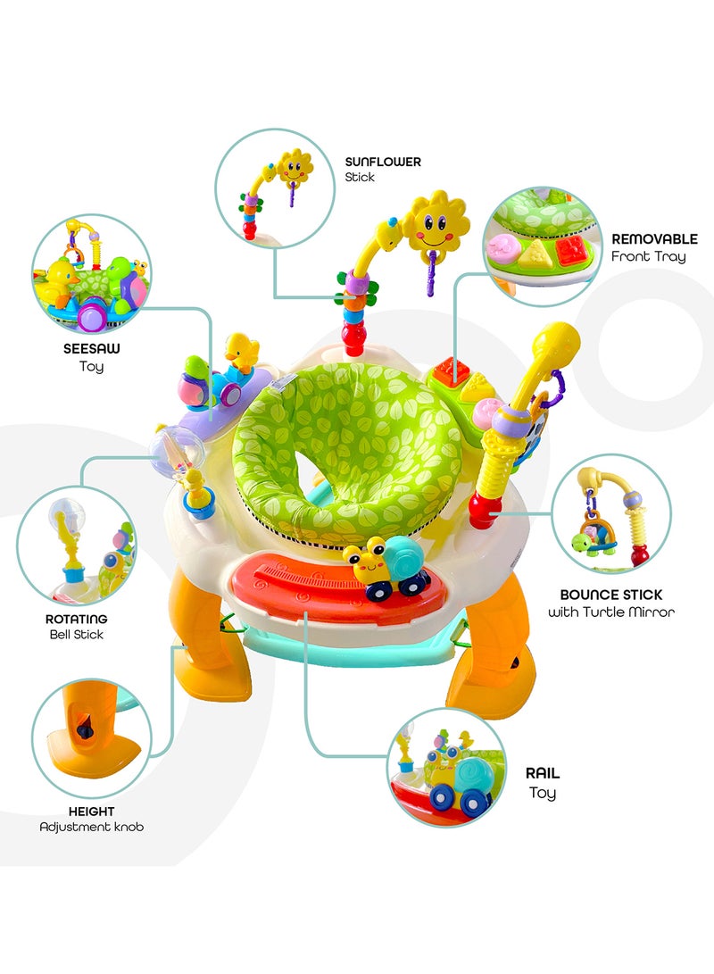 Moon Jump N Play Baby Jumper Sensory Toddler Toys For Girls And Boys - Image 3