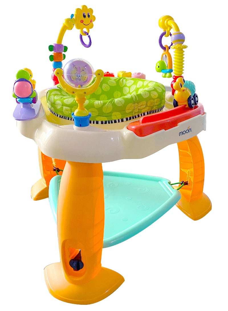 Moon Jump N Play Baby Jumper Sensory Toddler Toys For Girls And Boys - Image 1