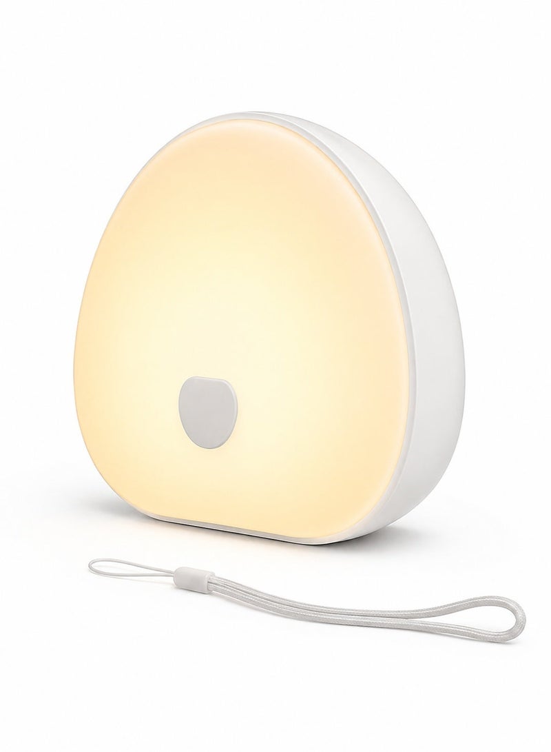 TDZDDYS White Noise Machine with Night Light, 10 Soothing Sounds, 7 Light Modes, Touch Dimming, 15/30 Min Timer, USB-C Rechargeable Baby Sleep Soother for Nursery and Travel - Image 2