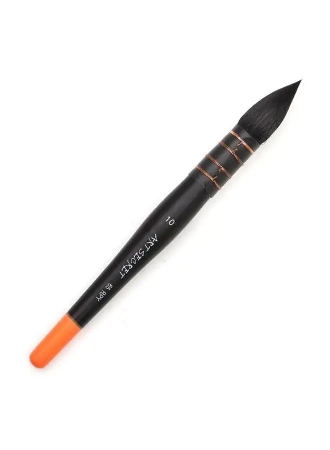 Professional Squirrel Hair Watercolor Brush Size 4 With Wooden Handle - Image 4