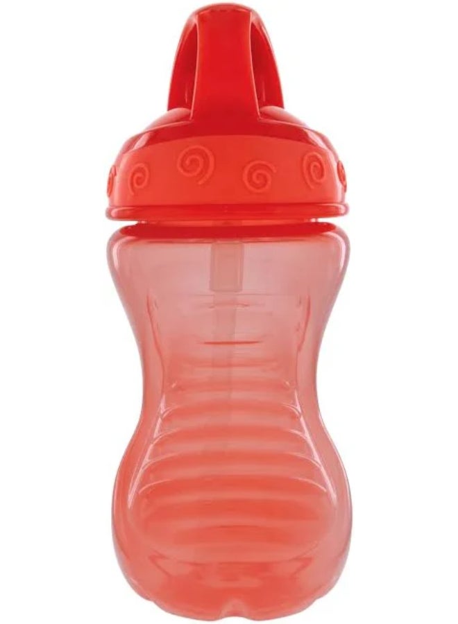 Nuby Hard Straw Flip It Cup, Toddler Straw Drinking Cup with Flip Top Lid, Leak Resistant Water Cup for Travel, Home and Daycare Use, Assorted - Image 3