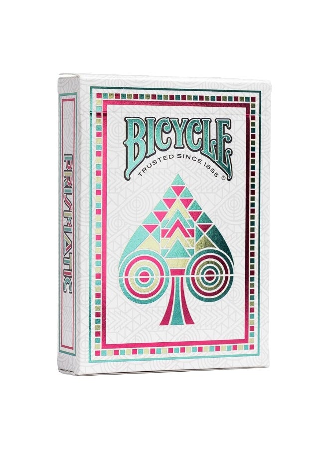 Bicycle بطاقات لعب بايسكل بريزما - تصميم حديث وحيوي مع طلاء بارد - مثالية لألعاب الورق والحيل السحرية - Image 1