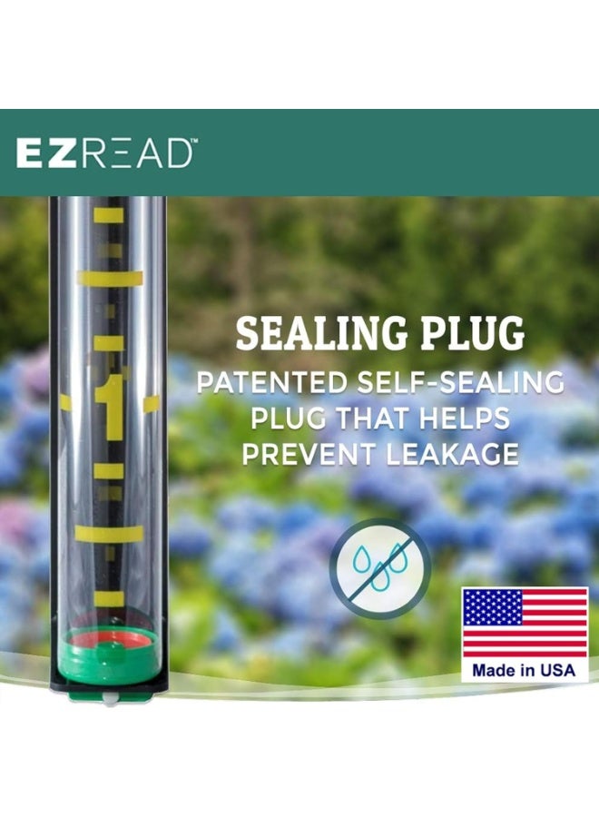 Headwind Headwind EZRead 26” Giant Professional Outdoor rain Gauge, USA Made Heavy Duty All Weather Freeze Proof mountable with Float, Green (820-0002)  - Image 5