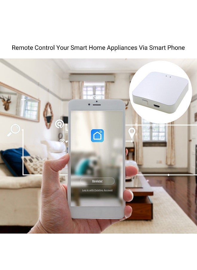 Generic - ZigBee Gateway Intelligent Gateway Hub 3.0 Wireless Smart Home Gateway Remote Control Voice Control Compatible with Alexa Google Home - Image 1