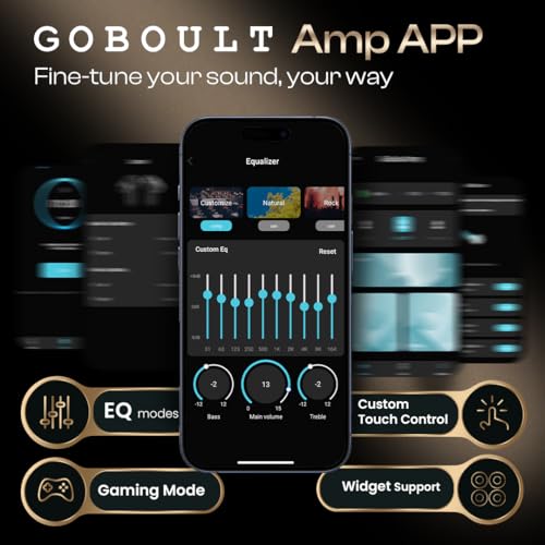 GOBOULT Raven in Ear TWS Earbuds with 70H Playtime, App Support, Quad Mic ENC, Dual Device Pairing, 10mm Bass Driver, 50ms Ultra Low Latency, Bluetooth 5.4 Wireless Earbuds (Ice Mint) - Image 4