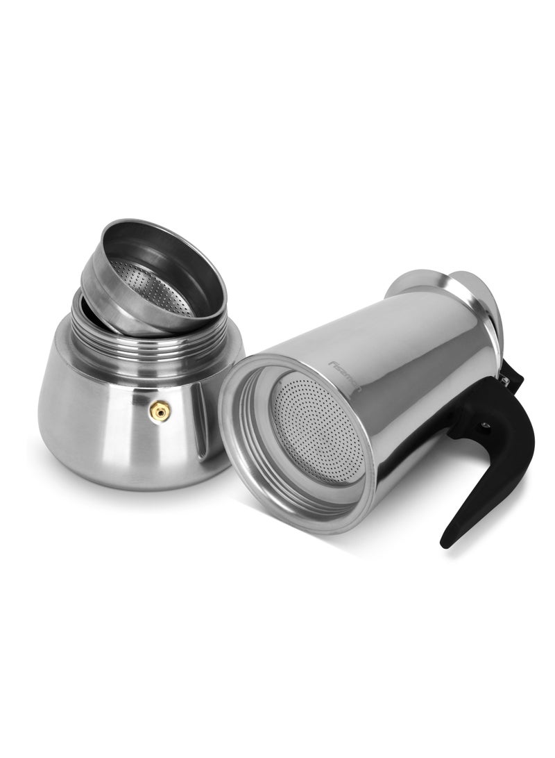 Fissman Coffee Maker 300ml for 6 Cups Stainless Steel  - Image 5