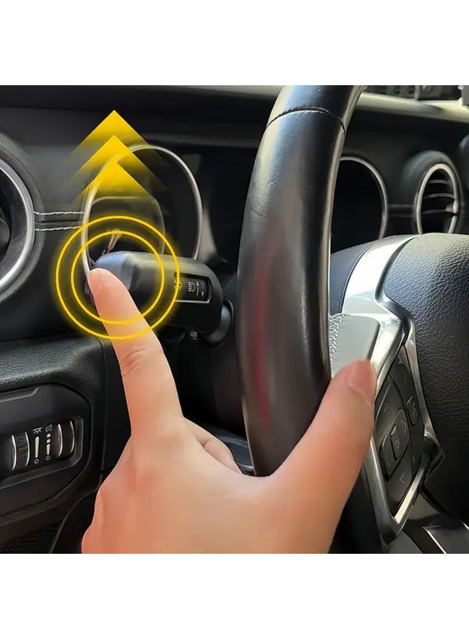 Black Turn Signal Lever Extender for Jeep Wrangler JL Gladiator JT 2018 2025 Interior Accessories - Image 4