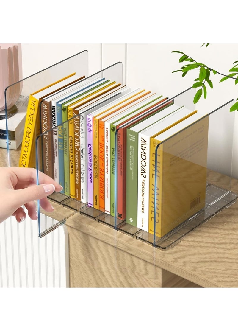 Adjustable Clear Handbag Organizer Acrylic Closet Organizer Bag Closet Shelf Divider Bag Display Stand Rack for Purse, Handbag, Books  - Image 3