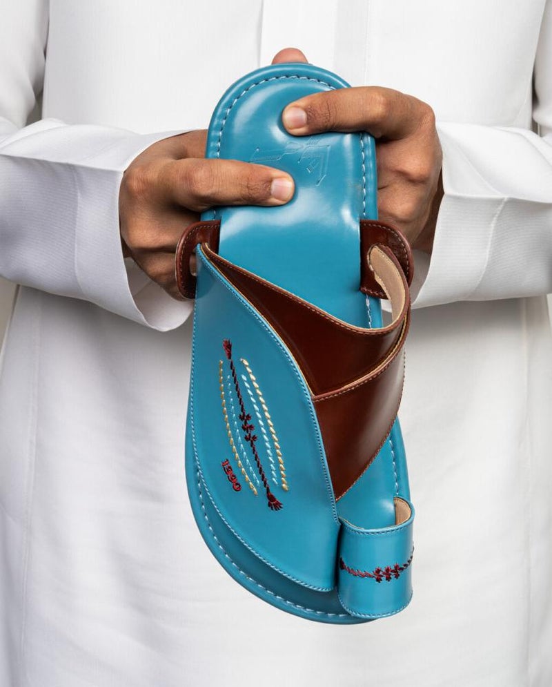 Arabic Sharqi Sandals | Brown | Sandals Traditional footwear - Image 3