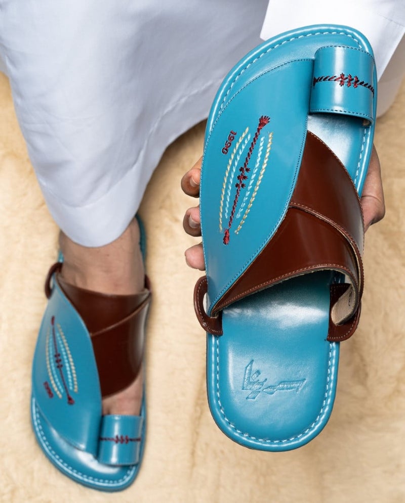 Arabic Sharqi Sandals | Brown | Sandals Traditional footwear - Image 4