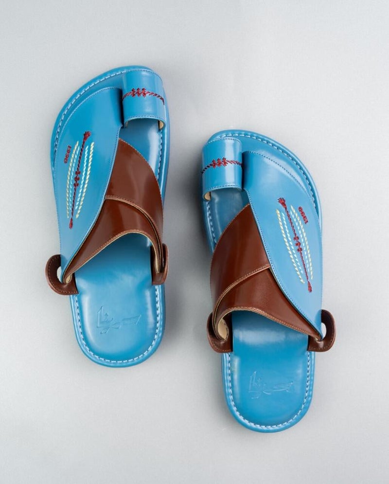 Arabic Sharqi Sandals | Brown | Sandals Traditional footwear - Image 1