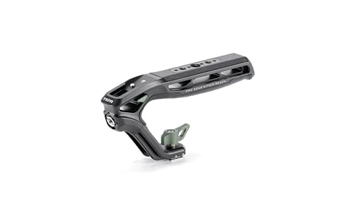 Tilta Xeno Top Handle for Filmmakers Cameras Black Aluminum Alloy and Silicone Build 1420 and 3816 Threads wLocating Points Safety Release Pin Comfortable Handling Cold Shoe - Image 1