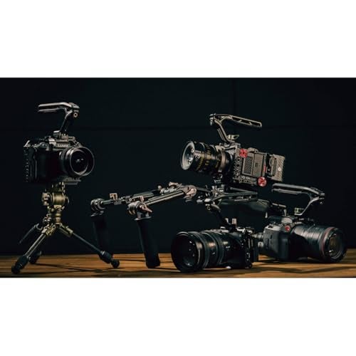 Tilta Xeno Top Handle for Filmmakers Cameras Black Aluminum Alloy and Silicone Build 1420 and 3816 Threads wLocating Points Safety Release Pin Comfortable Handling Cold Shoe - Image 3