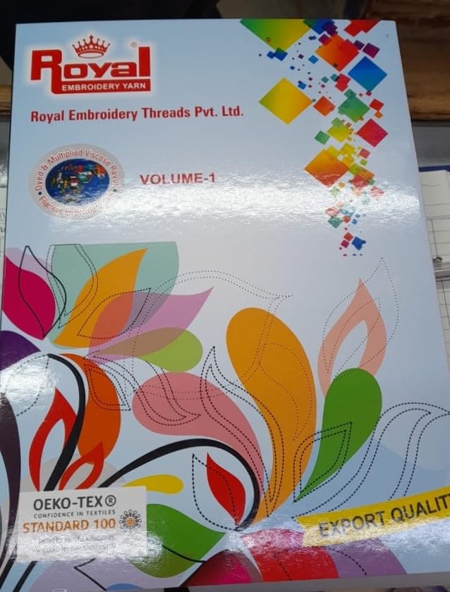 Royal Embroidery Yard Viscose Shade Card (Volume-1) - Image 1