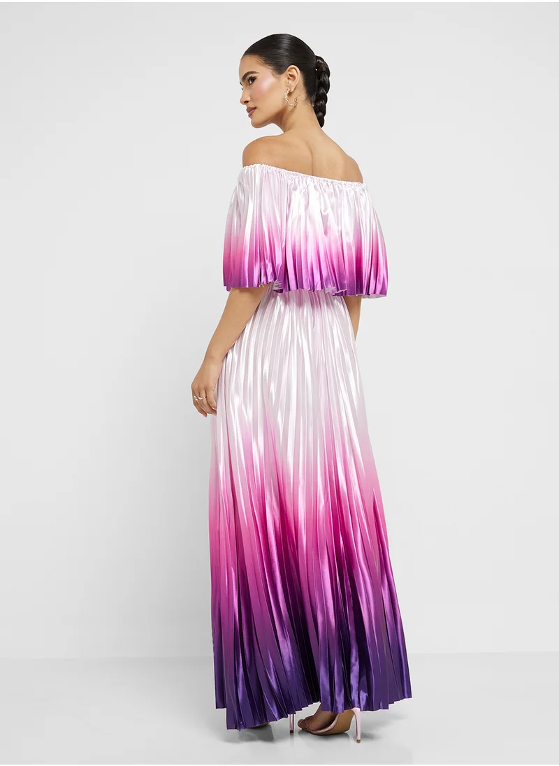 ايلا Ombre Off Shoulder Dress