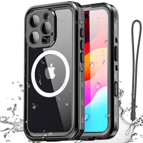 AICase Waterproof Case for iPhone 16 Pro Max(6.9") with MagSafe Clear Water Proof,Snowproof,Dustproof and Shockproof,IP68 Real 360 Full Body Protection Underwater Cover for iPhone 16 Pro Max - Image 1